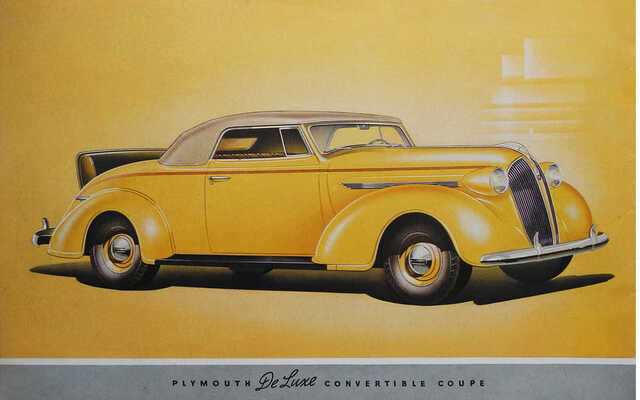 Лот из трех рекламных буклетов знаменитой американской марки Plymouth